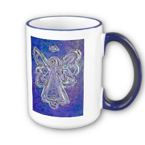 Purple Angel Mugs