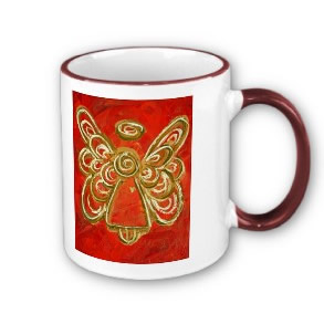 Red Angel WIngs Mug Cup