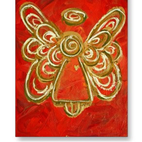 Red Angel Postcard