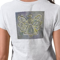White Angel T-shirt (Image on Back) shirt
