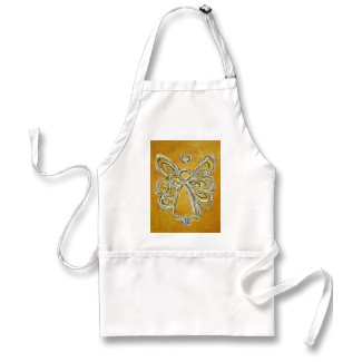 Yellow Angel Art Apron Gift