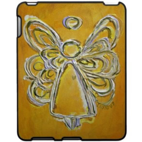 Yellow Angel iPad Case