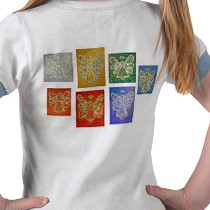 Angel Color Series T-shirt (Image on Back) shirt