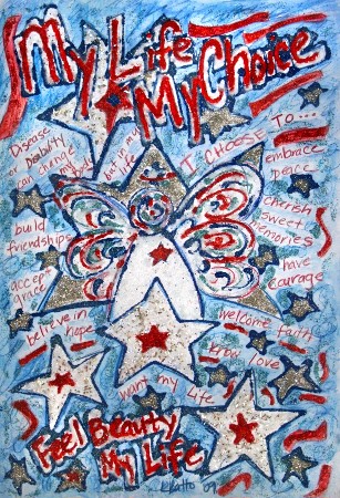 Stars and Stripes Glitter Angel