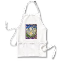Serenity Prayer Angel Apron (English)