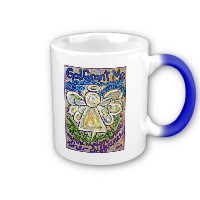 Serenity Prayer Angel Mug (English)