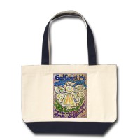 Serenity Prayer Angel Tote Bag (English)