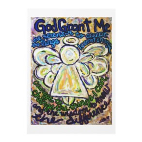 Serenity Prayer Angel Art Invitation or Invites invitation
