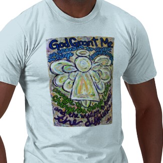 Serenity Prayer Angel T-shirt shirt