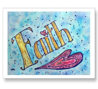 Faith Postcard