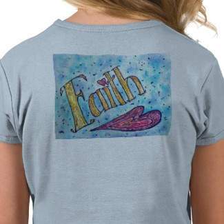 Faith T-shirt (Back Side Image)