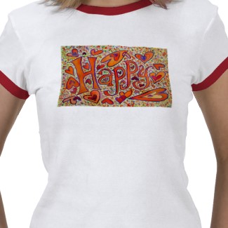 Happy Art T-shirt (Front Side Image)