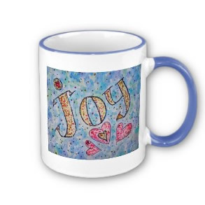 Joy Art Word Mug