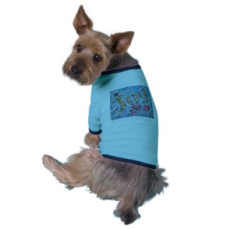 Joy Art Word Pet Clothing Dog Shirt