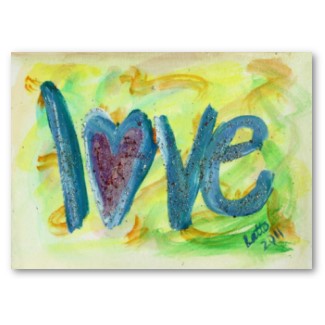 Love Fresh Spring Word Art Poster Art Painting Print