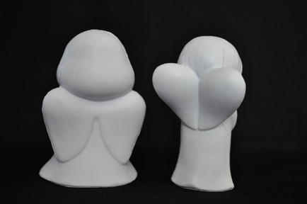 My Angel Foam Art Figurines (Back View)